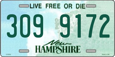 NH license plate 3099172