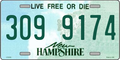 NH license plate 3099174