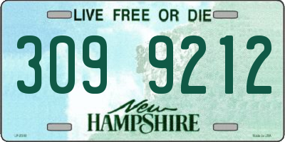 NH license plate 3099212