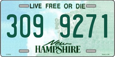NH license plate 3099271