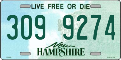 NH license plate 3099274