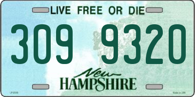 NH license plate 3099320