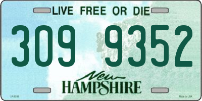 NH license plate 3099352