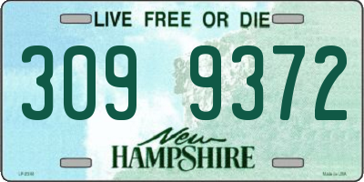NH license plate 3099372
