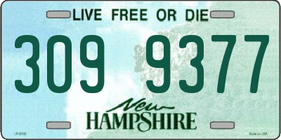 NH license plate 3099377