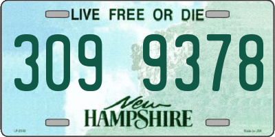 NH license plate 3099378