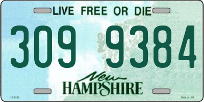 NH license plate 3099384
