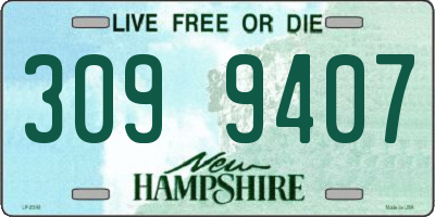 NH license plate 3099407