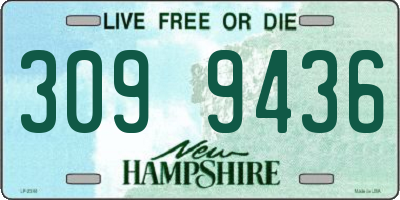 NH license plate 3099436