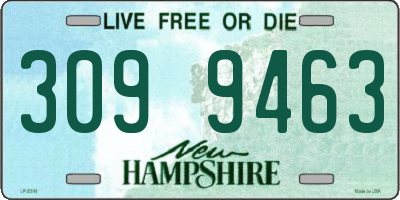NH license plate 3099463