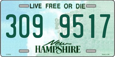 NH license plate 3099517