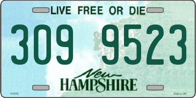 NH license plate 3099523