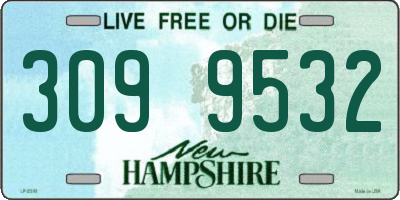NH license plate 3099532