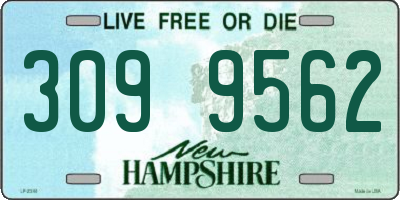 NH license plate 3099562