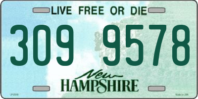 NH license plate 3099578