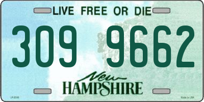 NH license plate 3099662