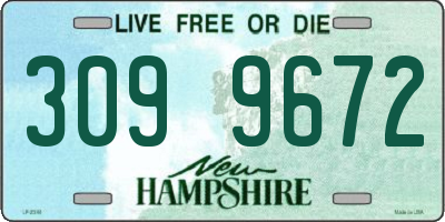 NH license plate 3099672
