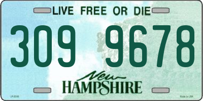 NH license plate 3099678