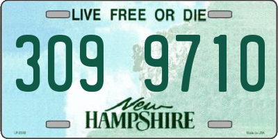NH license plate 3099710
