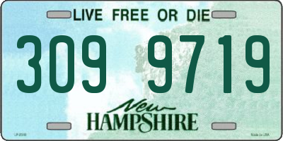 NH license plate 3099719