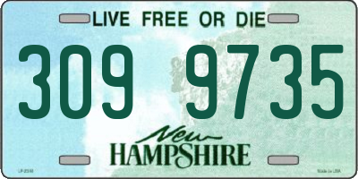 NH license plate 3099735