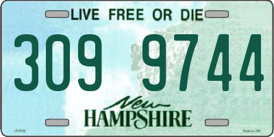NH license plate 3099744