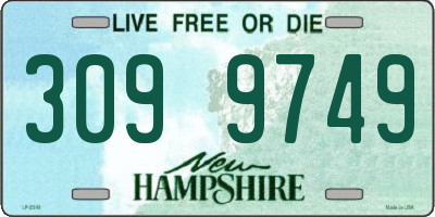 NH license plate 3099749