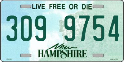 NH license plate 3099754
