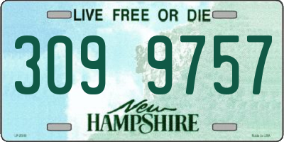 NH license plate 3099757