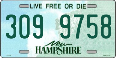 NH license plate 3099758
