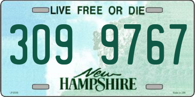 NH license plate 3099767
