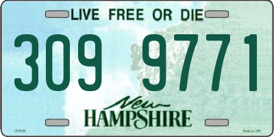 NH license plate 3099771