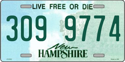 NH license plate 3099774