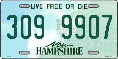 NH license plate 3099907