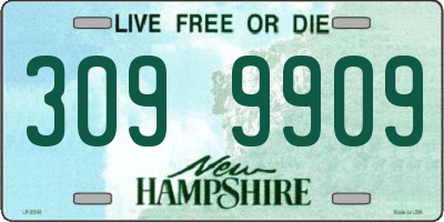 NH license plate 3099909