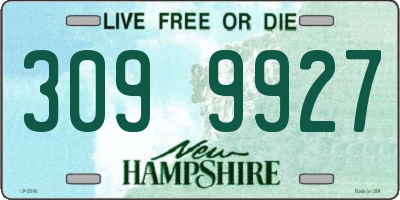 NH license plate 3099927