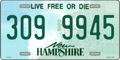 NH license plate 3099945