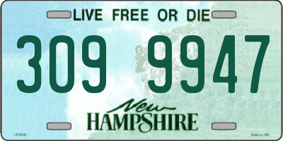 NH license plate 3099947