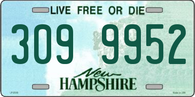 NH license plate 3099952