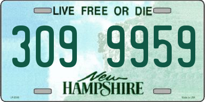 NH license plate 3099959