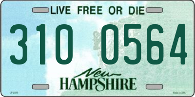 NH license plate 3100564