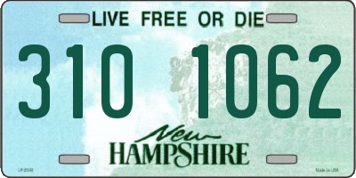 NH license plate 3101062