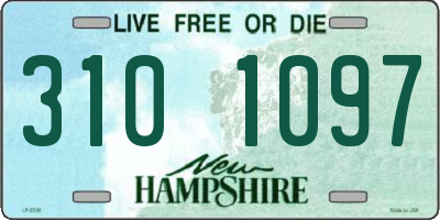 NH license plate 3101097