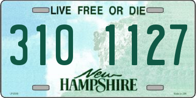 NH license plate 3101127