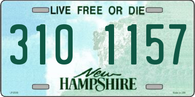 NH license plate 3101157