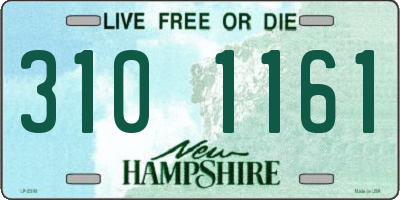 NH license plate 3101161