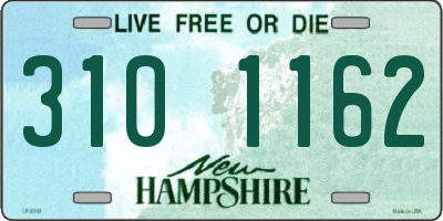 NH license plate 3101162