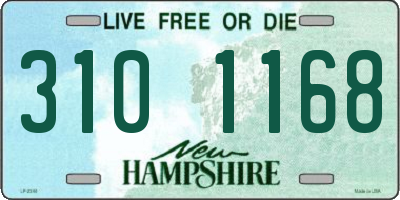 NH license plate 3101168