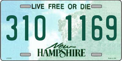 NH license plate 3101169