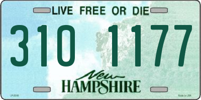 NH license plate 3101177